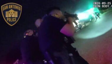 WATCH: SAPD bodycam video shows 10 officers shooting at armed suspect outside bar west of downtown
