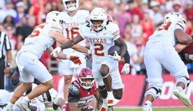 Texas RB Hollywood Smothers ruled out against Ole Miss