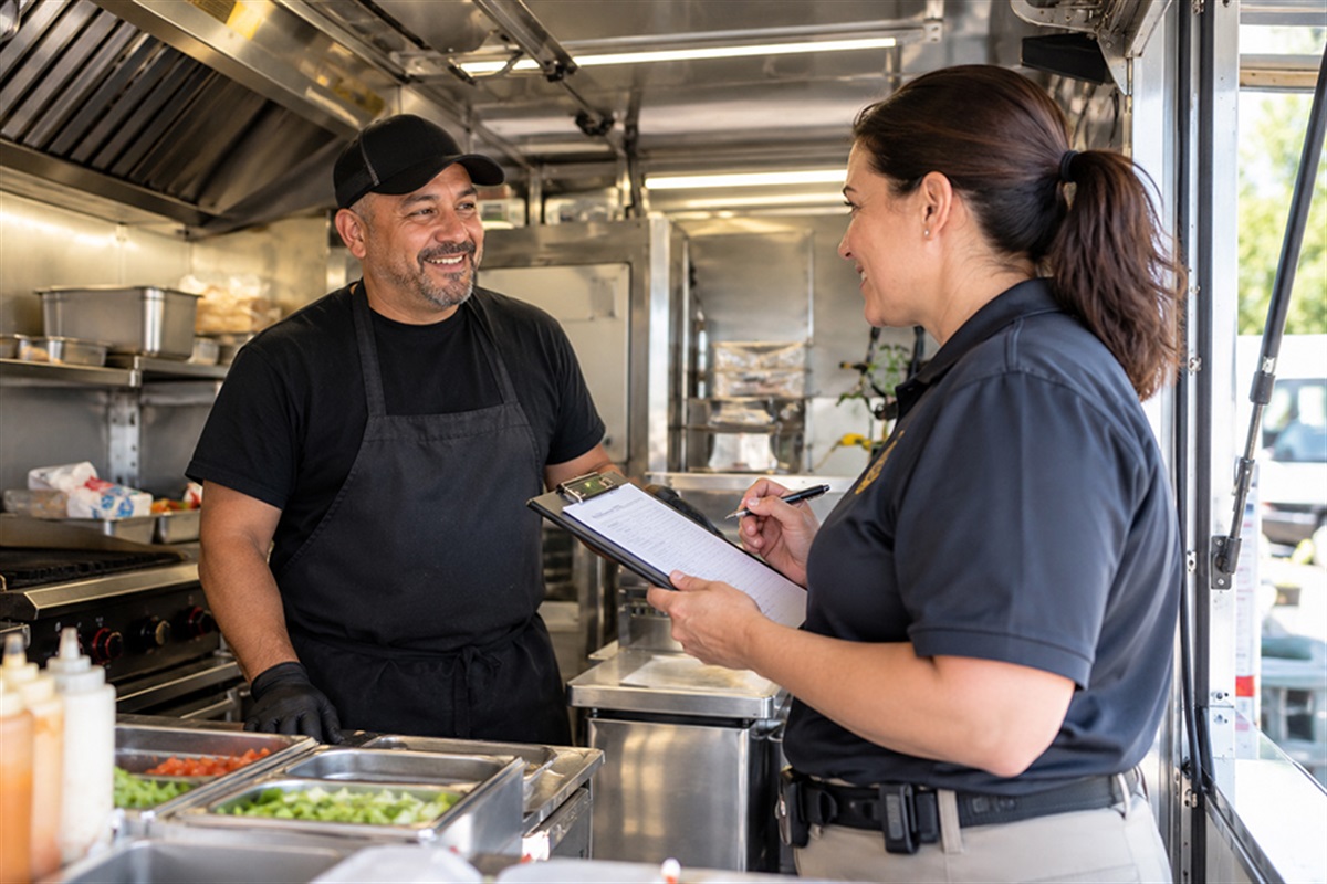 Mobile Food Vending Vehicle Inspection Event