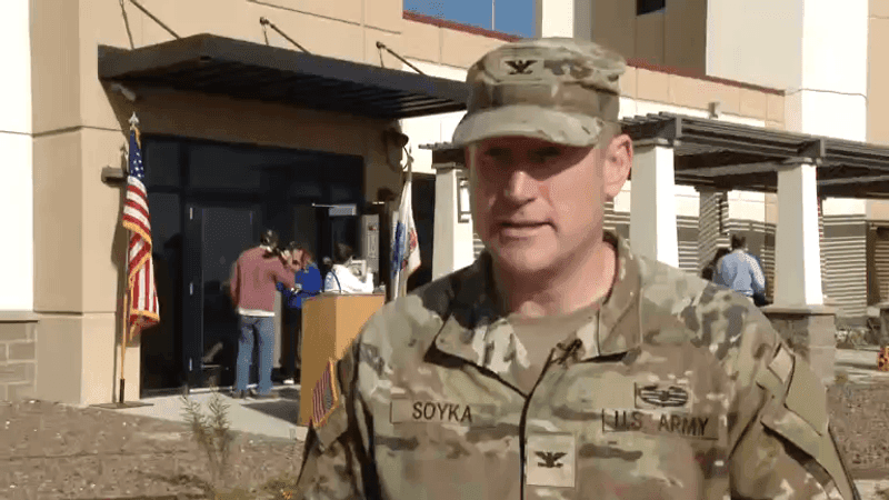 Fort Bliss Garrison Commander Col. Michael Soyka. Credit: KFOX14/CBS4