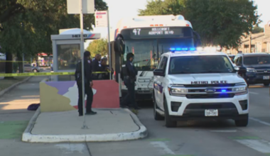 Houston METRO bus passenger shot with suspected pellet gun; 2 wanted