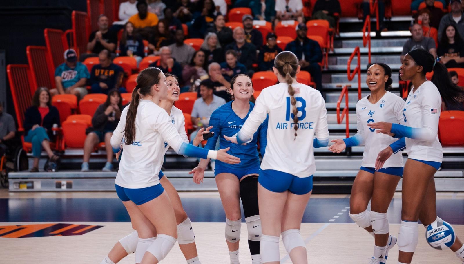 Air Force Wins Five-Set Thriller at UTEP