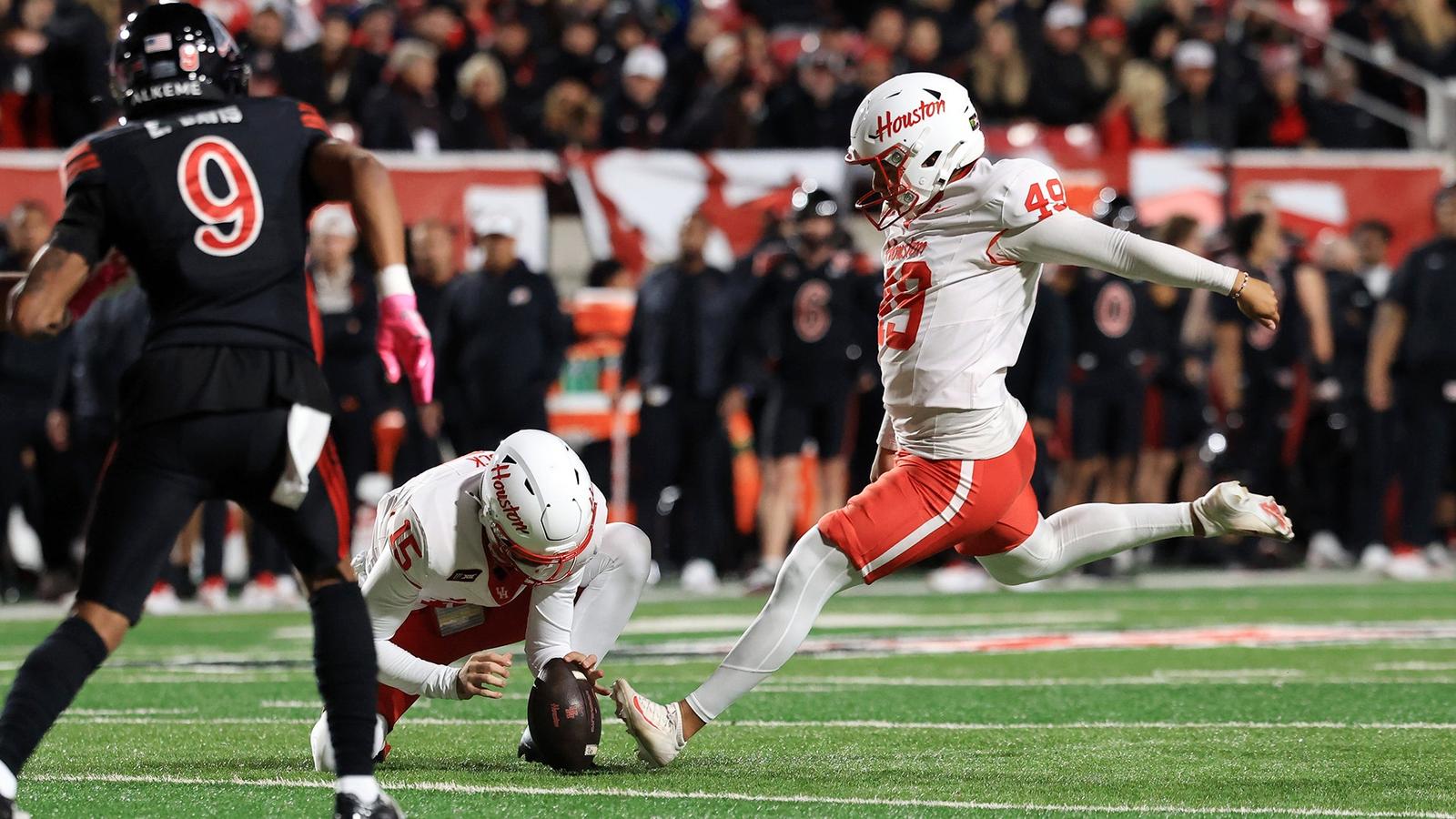 #14 Houston Falls on the Road at #10 Utah