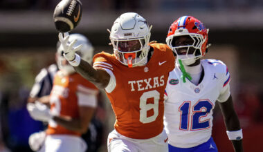 Cam Coleman injury: Update as Texas WR leaves Week 8 game