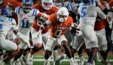 Running back Raleek Brown steps up for Texas football against Ole Miss