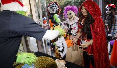 Halloween plans in Dallas-Fort Worth could feature rainy weather and possible thunderstorms. 