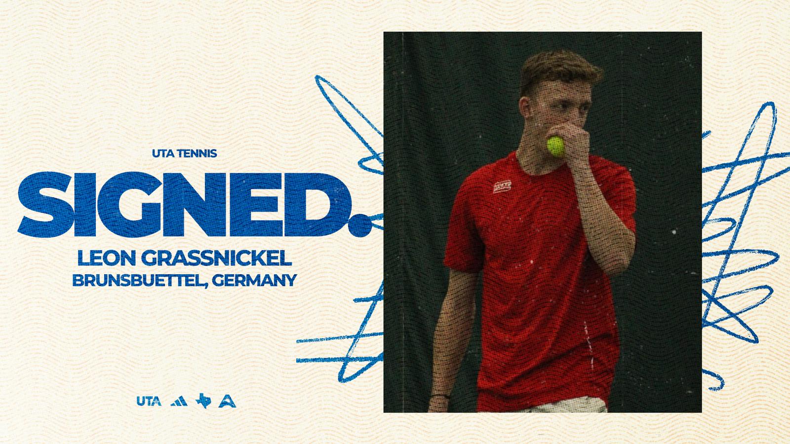 UT Arlington Signs Leon Grassnickel to Men's Tennis Program