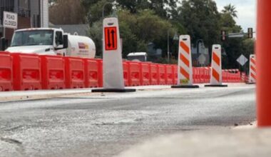 VIA Green Line construction continues on San Pedro