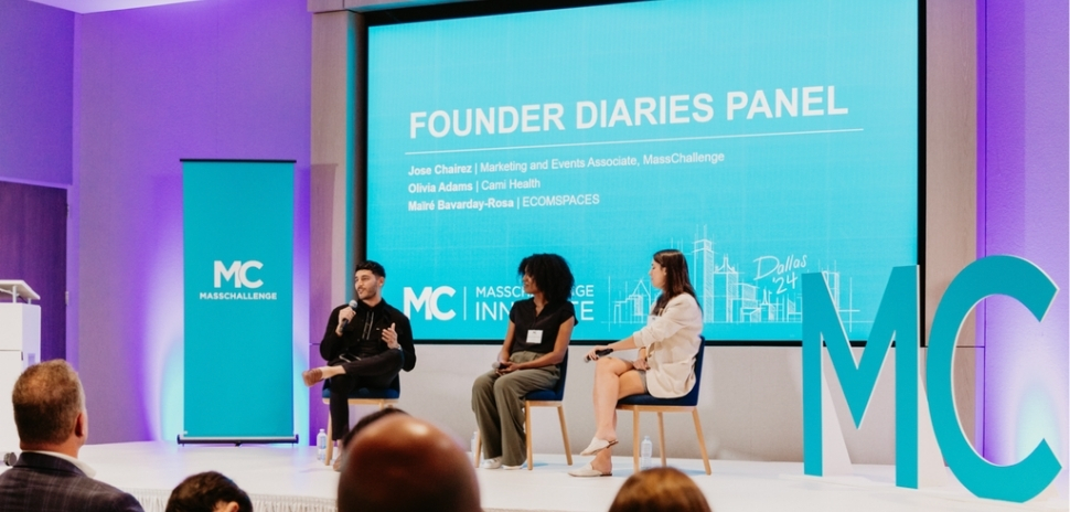 Stage event at MassChallenge event