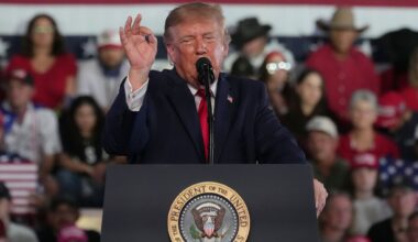 Trump makes last-minute push to keep Texas in Republican hands with third trip