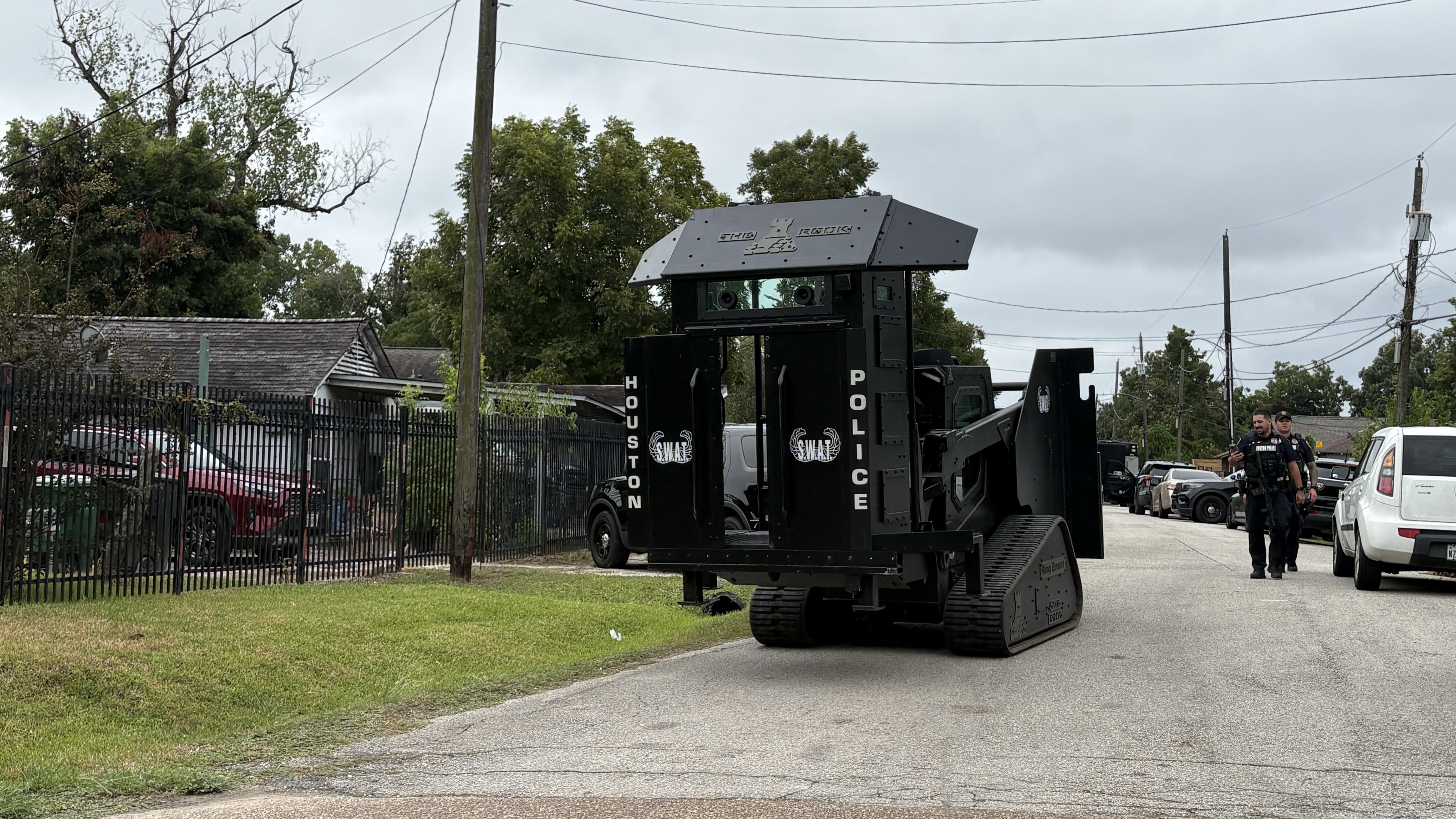 Images from the scene showed HPD's SWAT equipment.