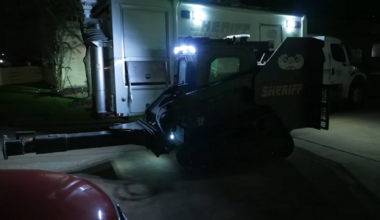 Armed suspect taken into custody after barricading himself and infant inside home, sheriff says