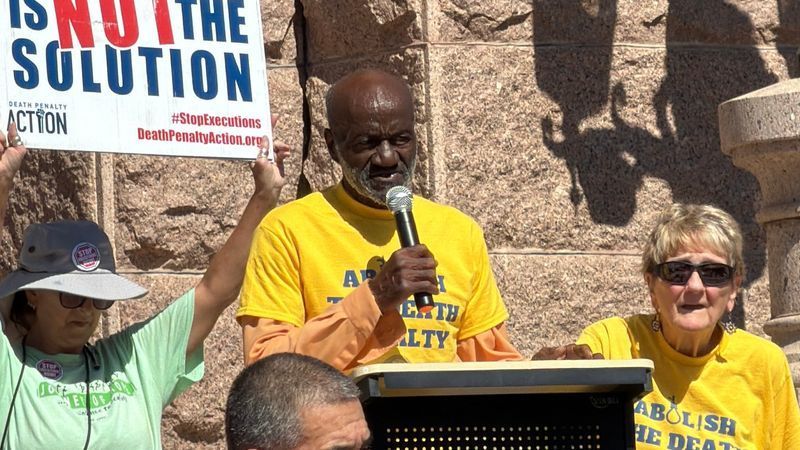 Graham spent years on California's death row after being convicted of killing a prison guard. His conviction was overturned, and he was eventually acquitted. (CBS Austin/Brenna Gibbons)