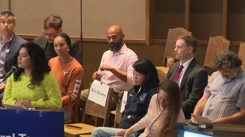 Today, candidates met with community members at a forum in Central Austin to discuss issues like affordability, housing, and city services. (CBS Austin/Jane Page)