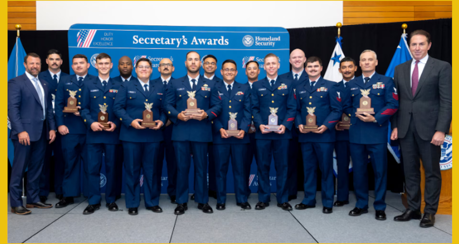 Five Coast Guard teams earn DHS Secretary’s Awards > United States Coast Guard > My Coast Guard News