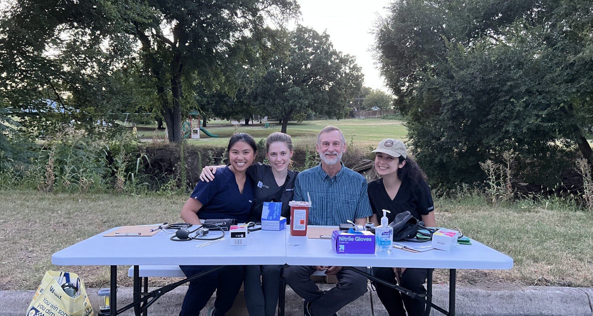 On Fort Worth’s streets, a UNT Health professor remembers why he chose medicine