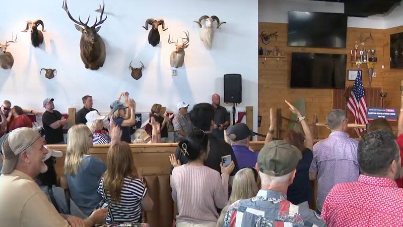 For some, today’s stop on the ‘Come and Take It’ tour was their first ever political rally. (CBS Austin/Jane Page)