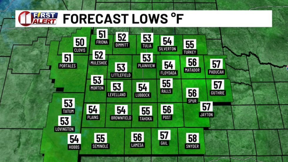 Quite cool early Wednesday, but it will be brief.