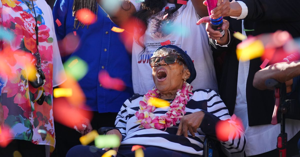 Opal Lee, 'grandmother of Juneteenth,' spends 100th birthday at the center of celebrations in Texas :: WRAL.com
