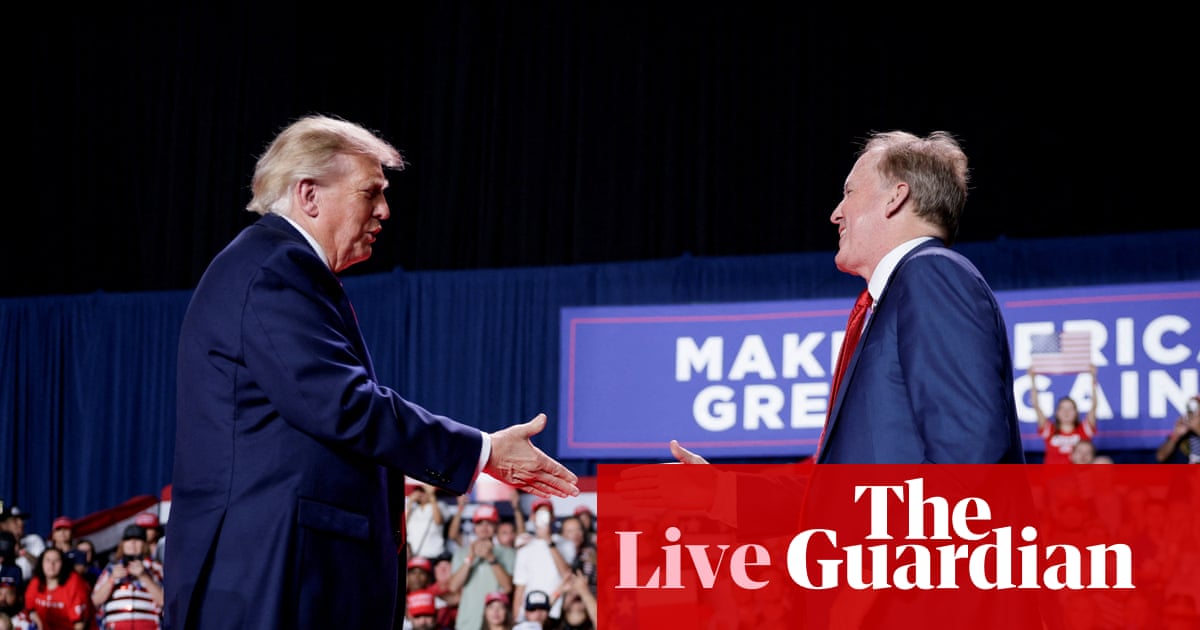 Trump attacks fellow Republicans for ‘hurting Texas’ during senate election race – US politics live | US news