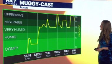 Austin weather: Cool spell to give way to near-90-degree heat and rising humidity