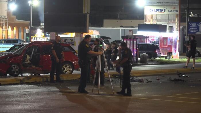 Man killed in Hillcroft crash, sergeant struck by vehicle as drivers breach HPD barriers