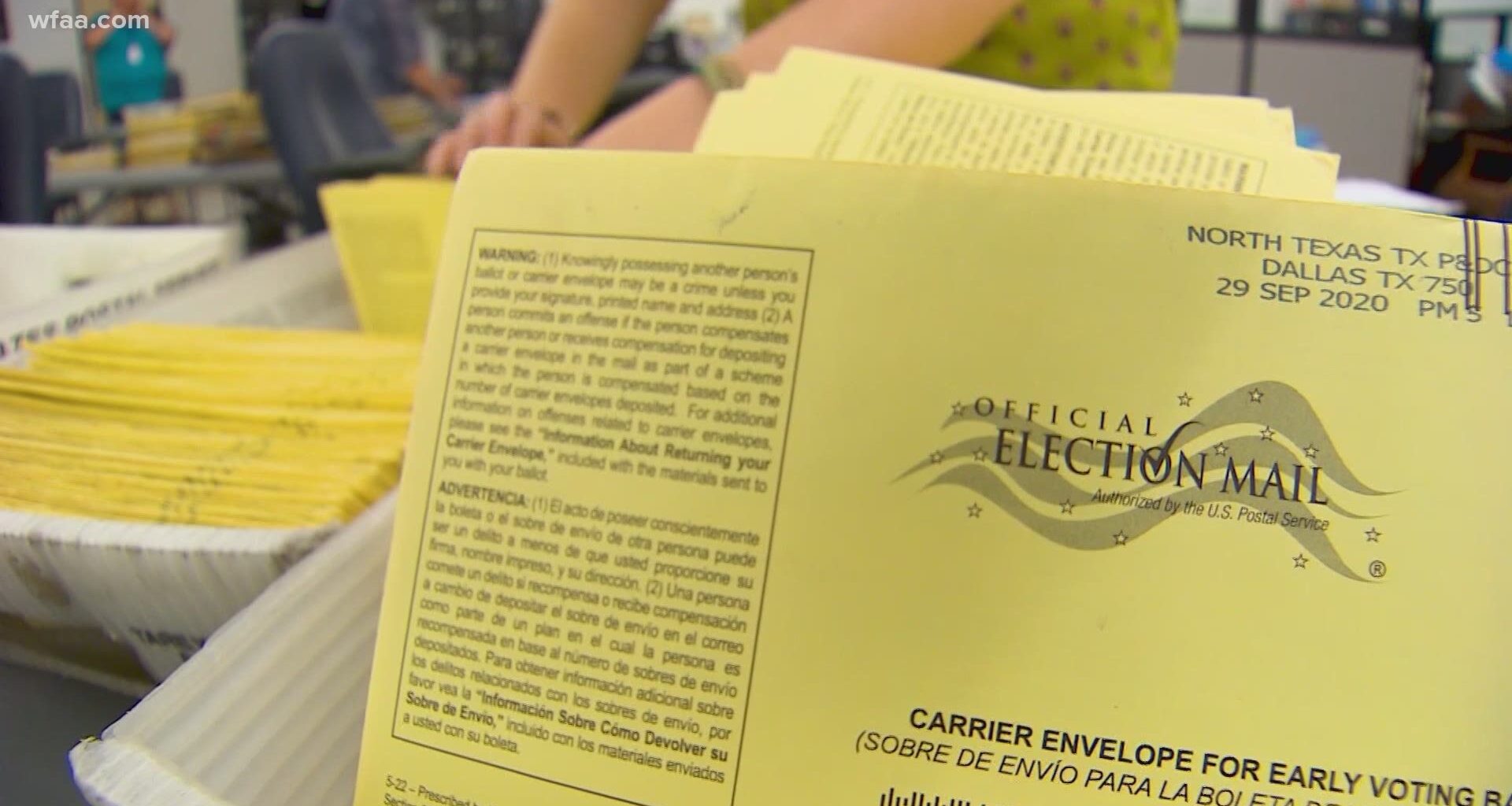 Heavier mail-in ballots raise postage questions in Tarrant County