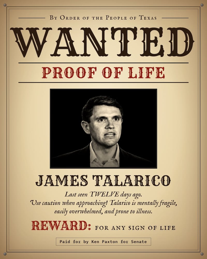 ken paxton james talarico
