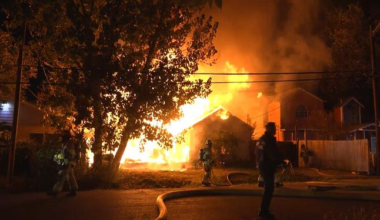 House fire on Terry Street damages neighboring homes in Houston