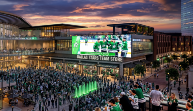 Rendering of planned redevelopment of The Shops at Willow Bend in Plano.