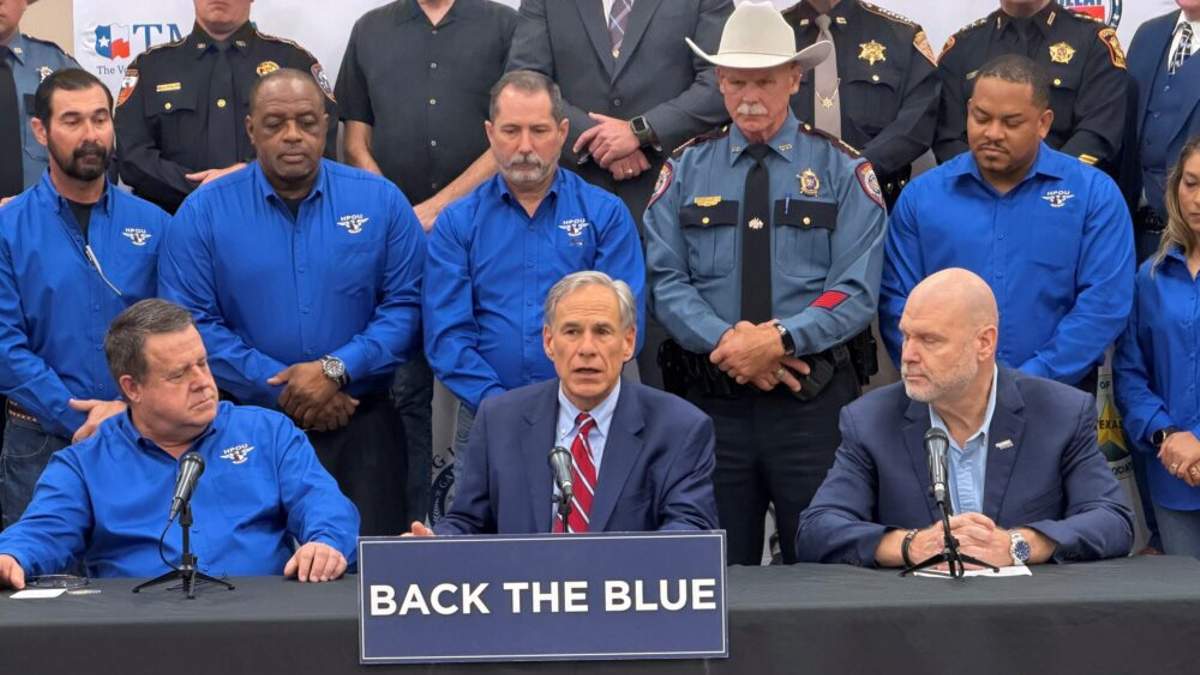 Abbott Visits Houston For 'Back The Blue' Event, Rips Democrats On Crime | NewsRadio 740 KTRH