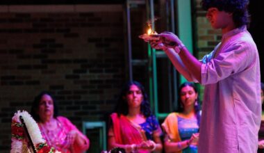 ‘It makes home feel a little closer’: Navaratri celebration brings dancing, community | Campus