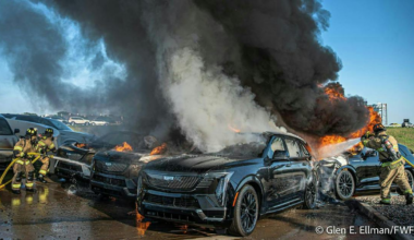 Six Electric Vehicles Burn in Fort Worth, TX, Car Dealership Lot