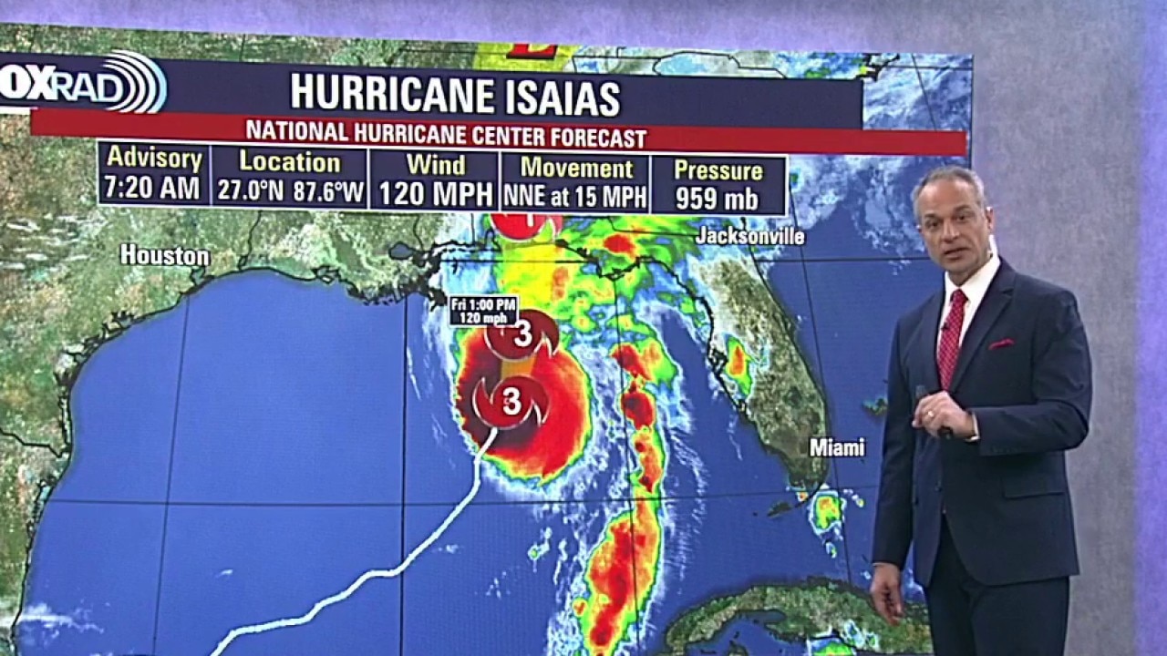 Hurricane Isaias strengthens to Category 3 in the Gulf: Track, impacts
