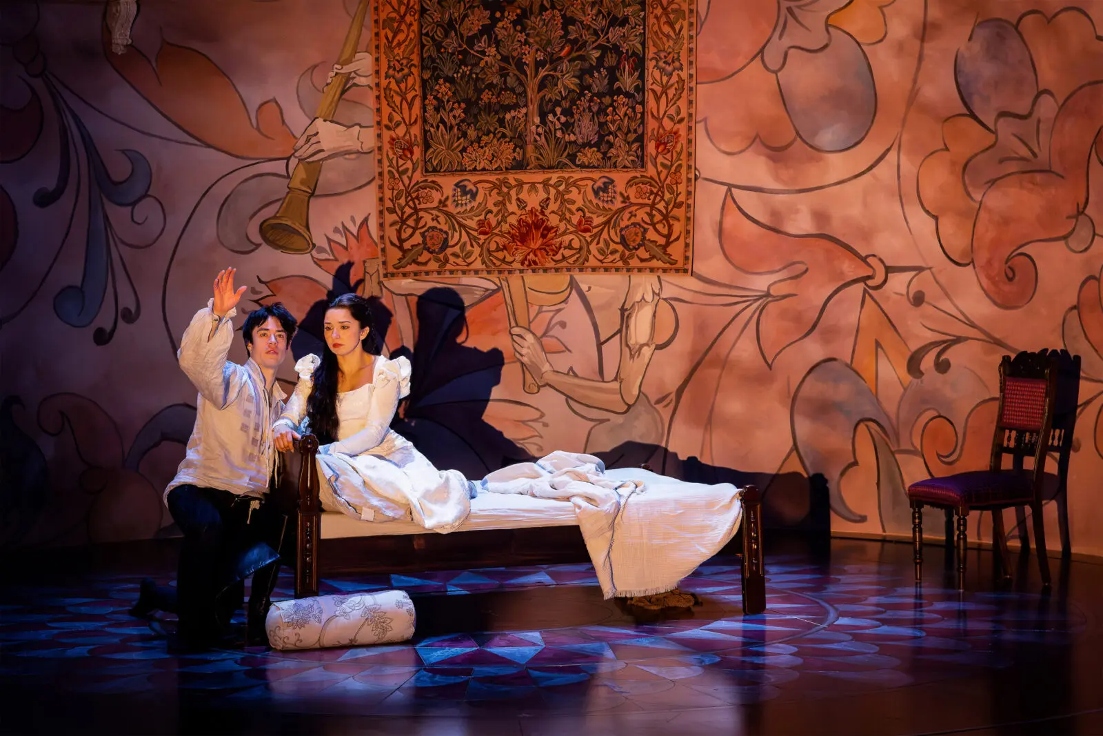 Rob B. Kellogg and Melissa Molano in Alley Theatre’s production of "Romeo and Juliet." (Photo by Lynn Lane)
