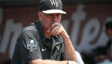 Wake Forest baseball coach Tom Walter placed on leave
