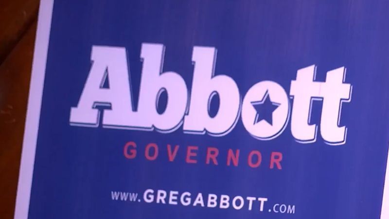 Governor Greg Abbott is seeking a fourth term in office after first being elected in 2014. (CBS Austin/Jane Page)