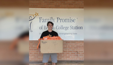 Texas A&M student brings Halloween costumes to children living in crisis