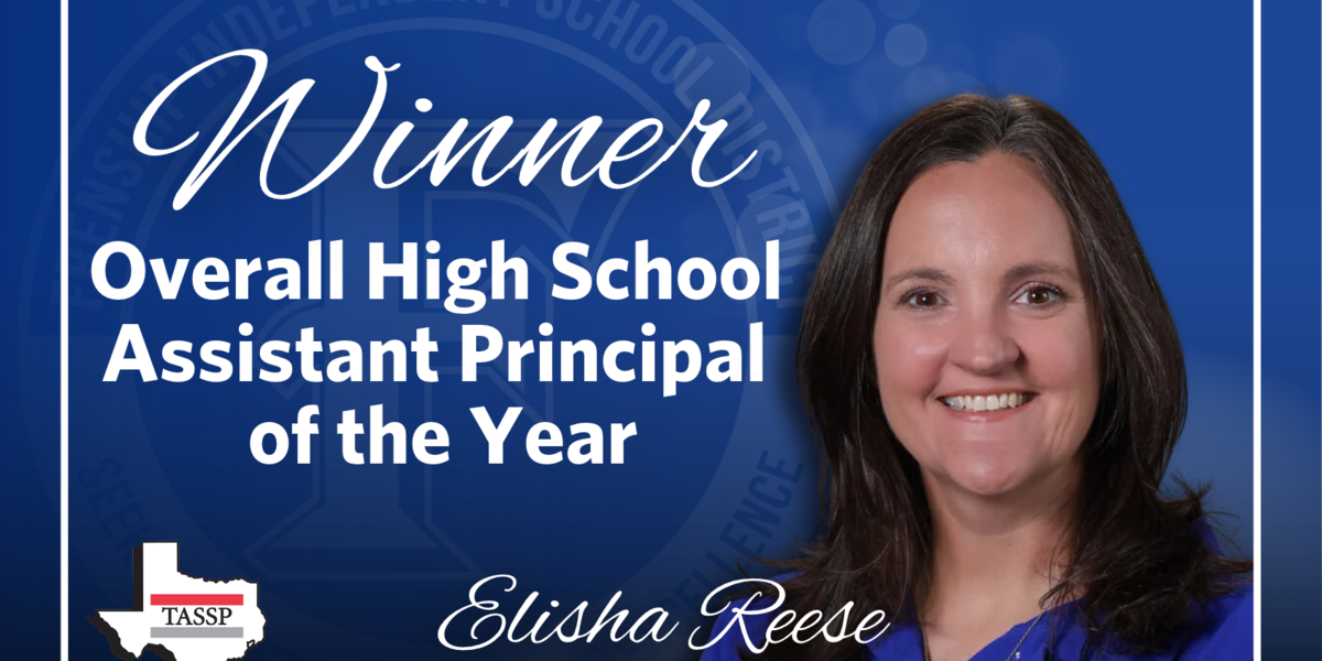 Frenship High School associate principal named Texas Assistant Principal of the Year