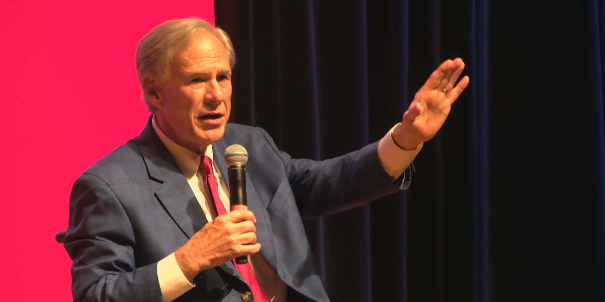 Gov. Greg Abbott to visit Lubbock for Get Out the Vote event Friday