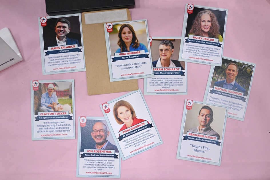 Democrats hold narrow leads or trail by small margins in Texas midterm elections