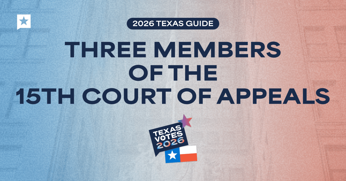 2026 Texas 15th Court of Appeals election guide