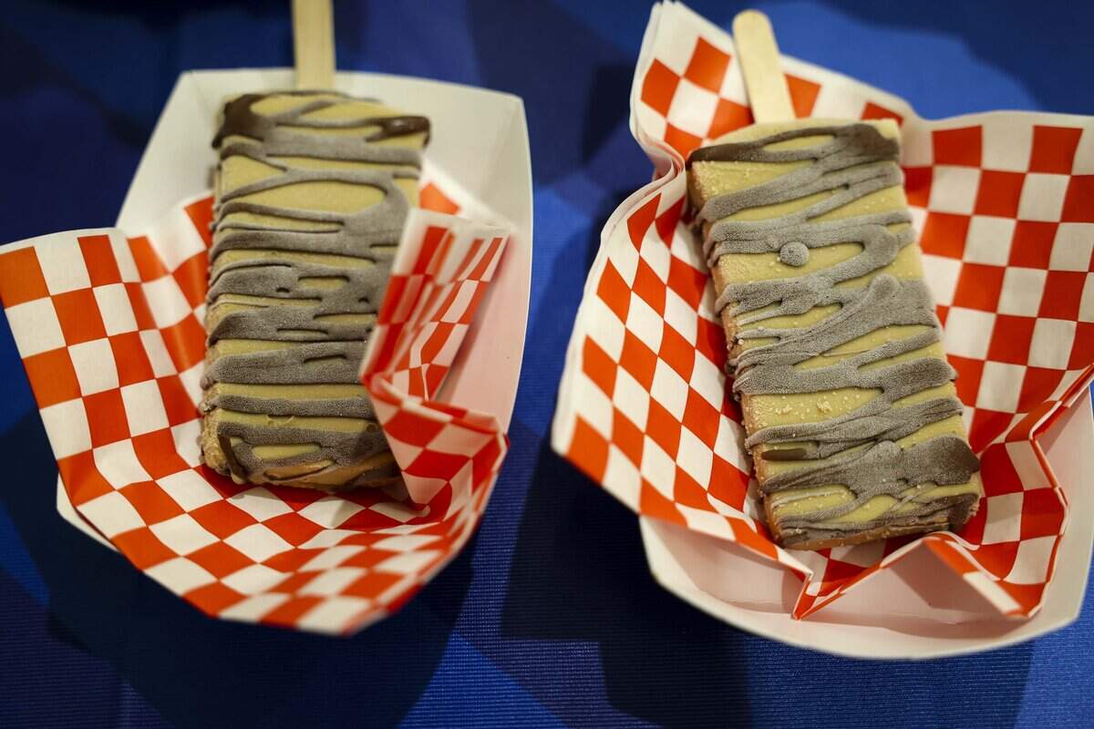 Fernie's Frozen Espresso-tini Bar is a finalist during the Big Tex Choice Awards on Tuesday, Aug. 18, 2026 in Dallas. The bar is a blend of cold-brew espresso and Fernie's Funnel Cake Cream Cocktail with a drizzle of chocolate on top.