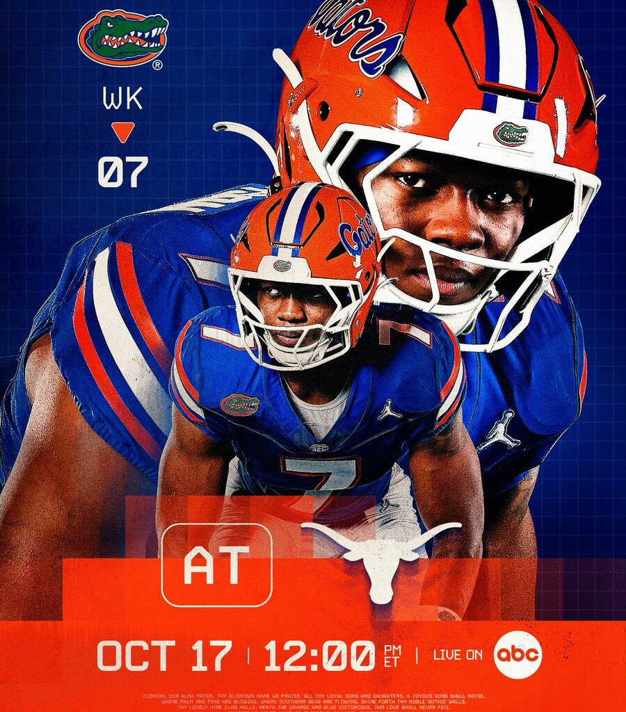 Gators face Texas in Austin on Saturday