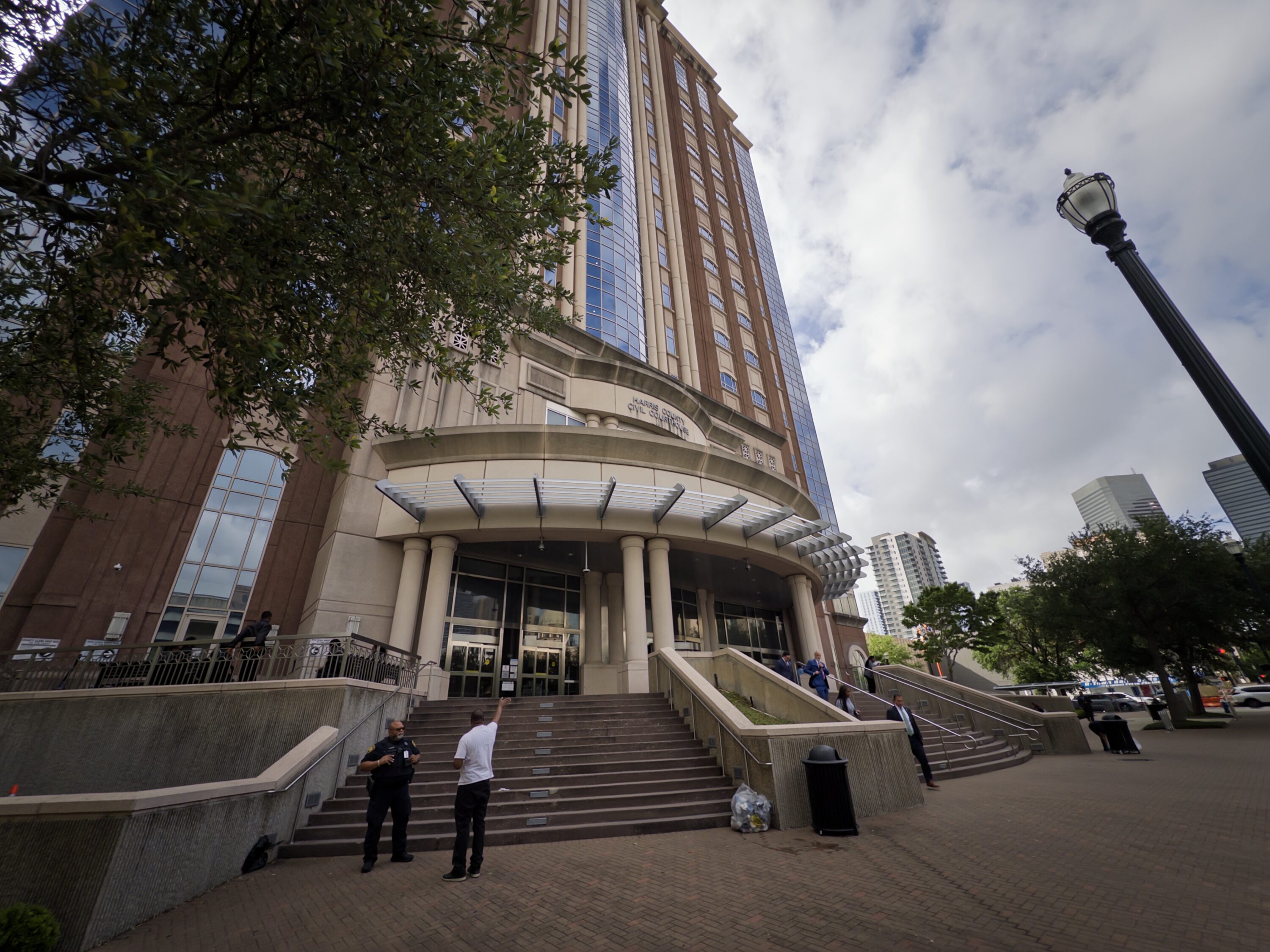 The exterior of the Harris County Civil Courthouse in Downtown Houston on April 9, 2026.