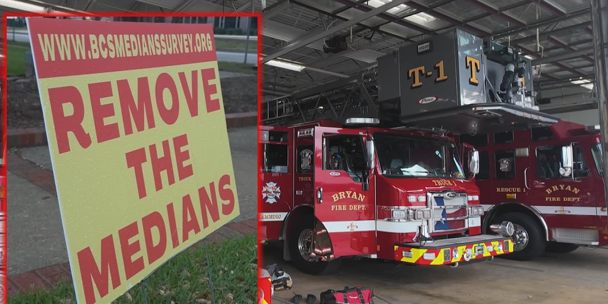 When seconds count: Do Bryan’s medians slow down first responders?
