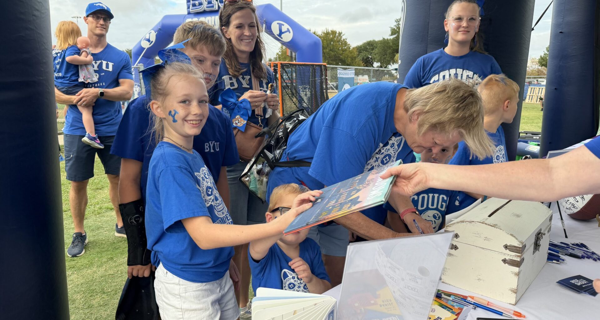 BYU, TCU fans put competition aside to boost Fort Worth literacy nonprofit
