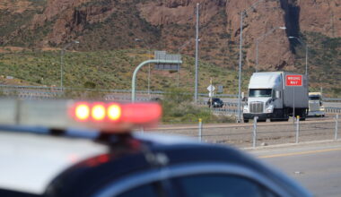 Commercial vehicle inspections begin on Transmountain Road