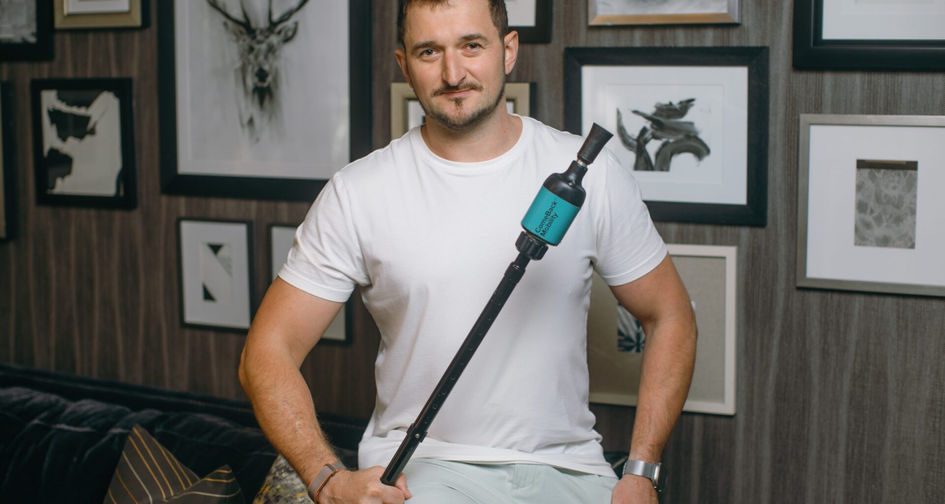San Antonio founder's smart crutches guide recovery after surgery