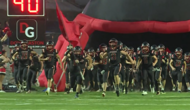 Houston, Mo., High School football team plays its first game on new field